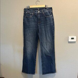 J. Crew Full Length Slim Wide Leg Denim Jeans 29